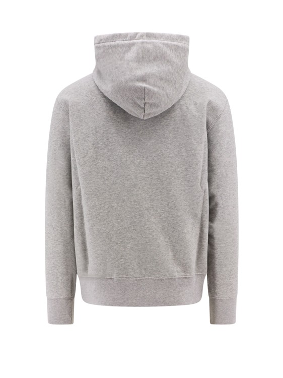 Shop Autry Cotton Sweatshirt With Frontal Logo In Grey