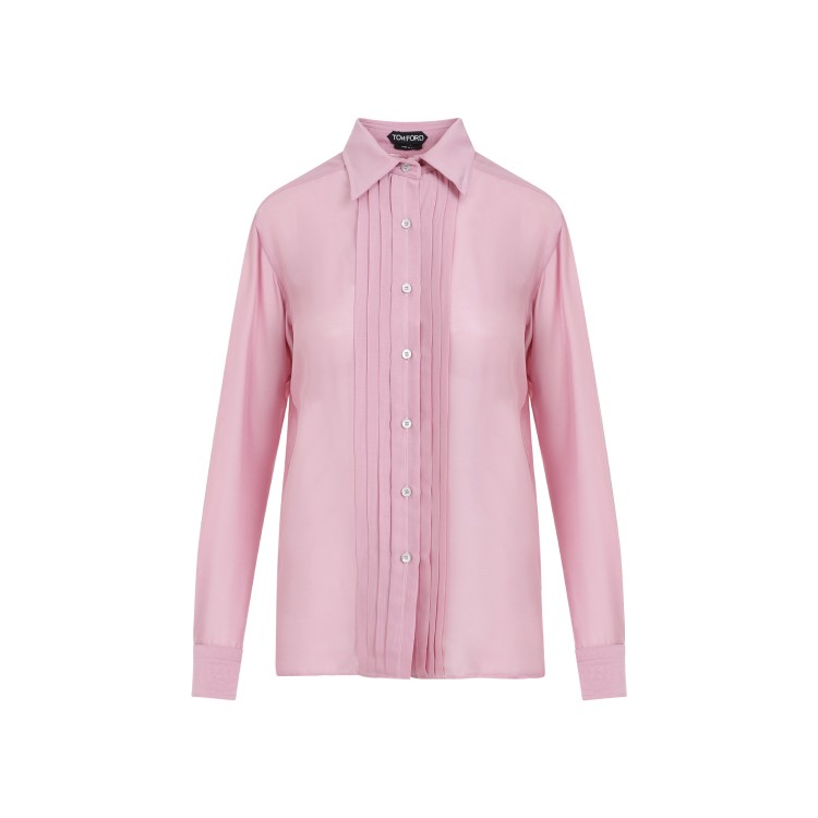 Tom Ford Light Pink Silk Batiste Shirt