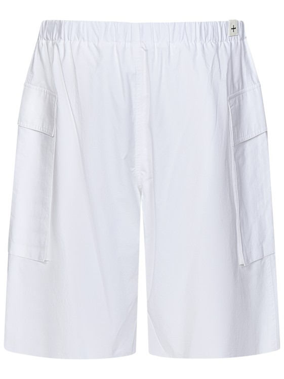 Shop Jil Sander Loose Fit Shorts In White