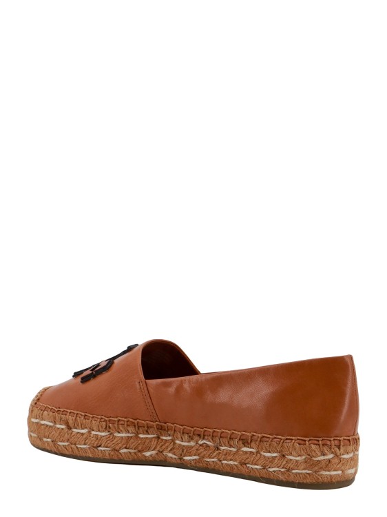Shop Tory Burch Leather Espadrillas In Brown