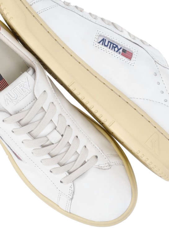 Shop Autry Dallas Low Sneakers In White