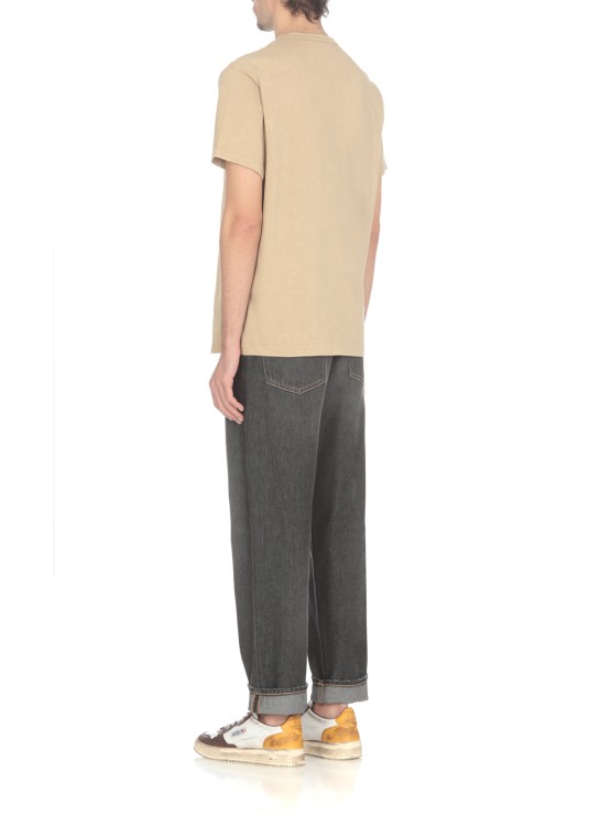 Shop Fay Logoed T-shirt In Brown
