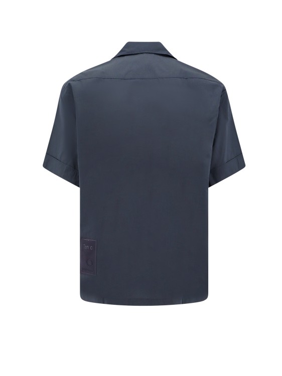 Shop Ten C Cotton Blend Shirt In Blue