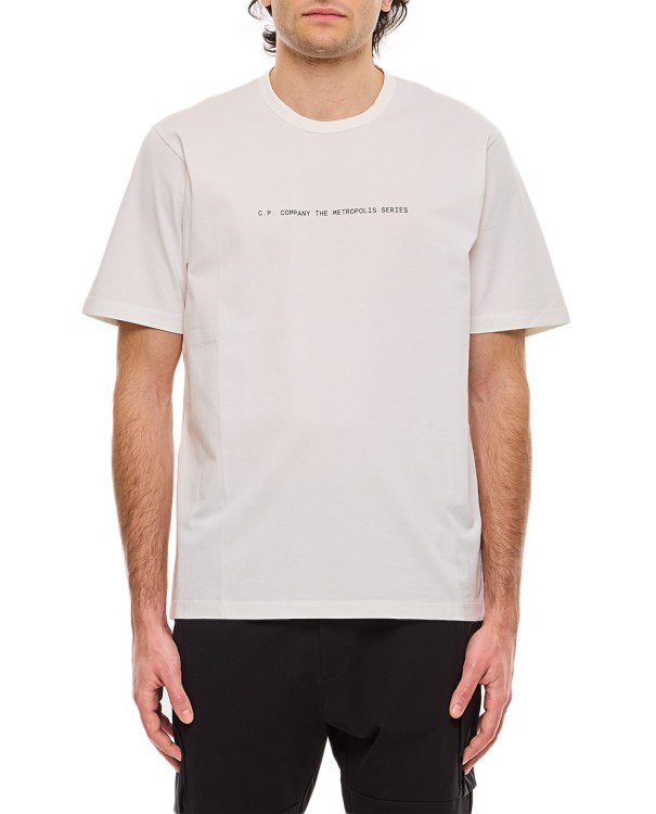 C.p. Company Metropolis Series Cotton T-shirt In White