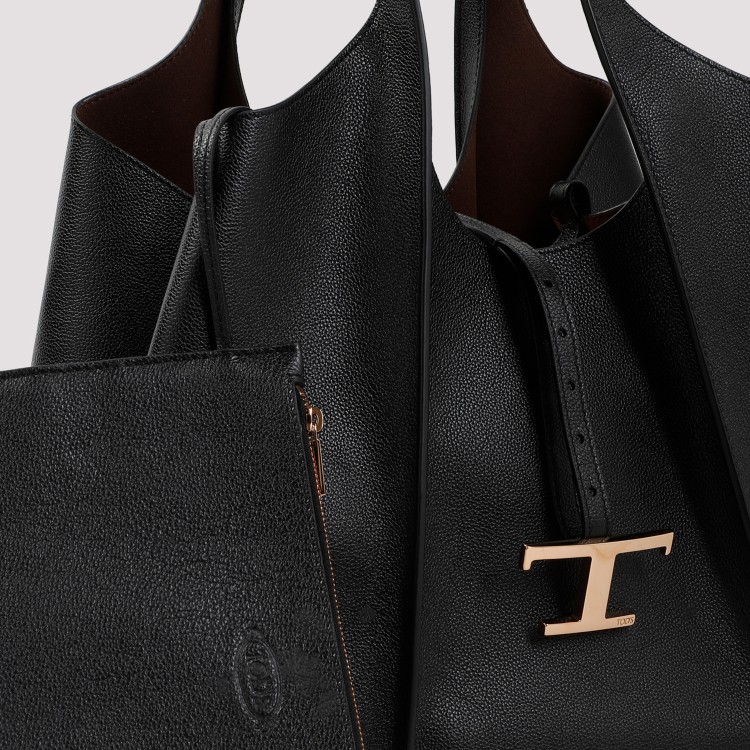 Tod's T Timeless Bag In Black