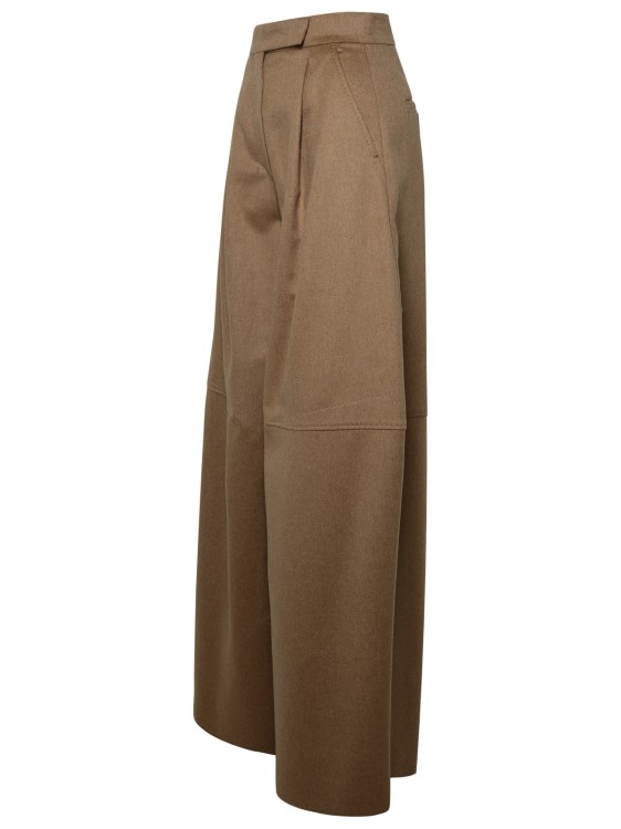 Shop Max Mara Durata Pants In Camel In Brown