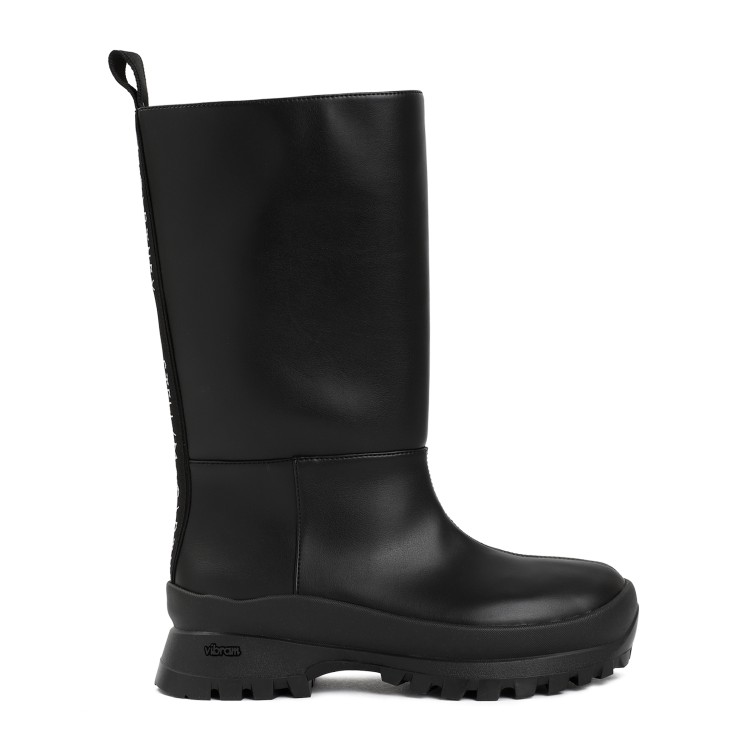 Stella Mccartney Trace Tubo Knee-length Boots In Black