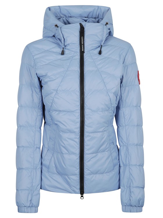 Shop Canada Goose Light Blue Feather Down Padded Jacket