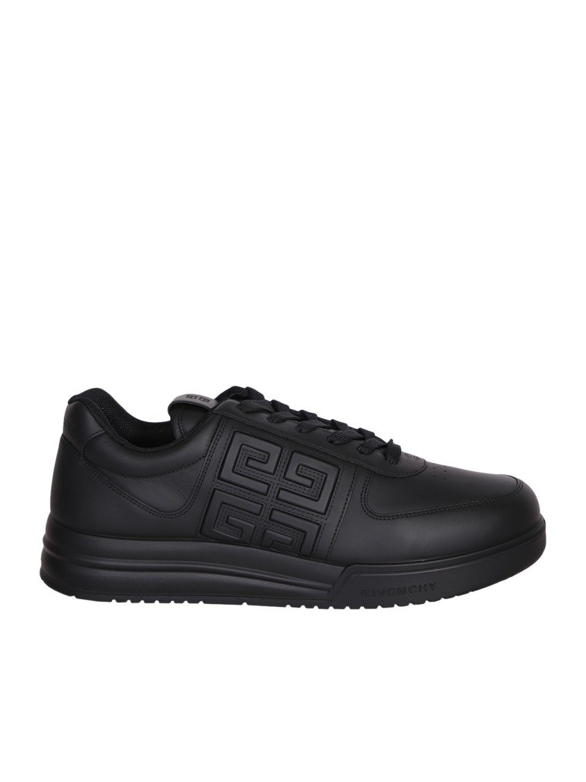 Givenchy G Move Low-top Sneakers In Calf Leather In Black