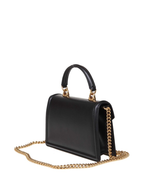 Shop Dolce & Gabbana Small Devotion Handbag In Black