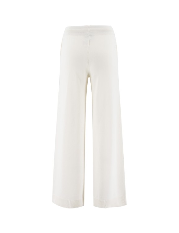 Shop Panicale White Soft Cotton Trousers