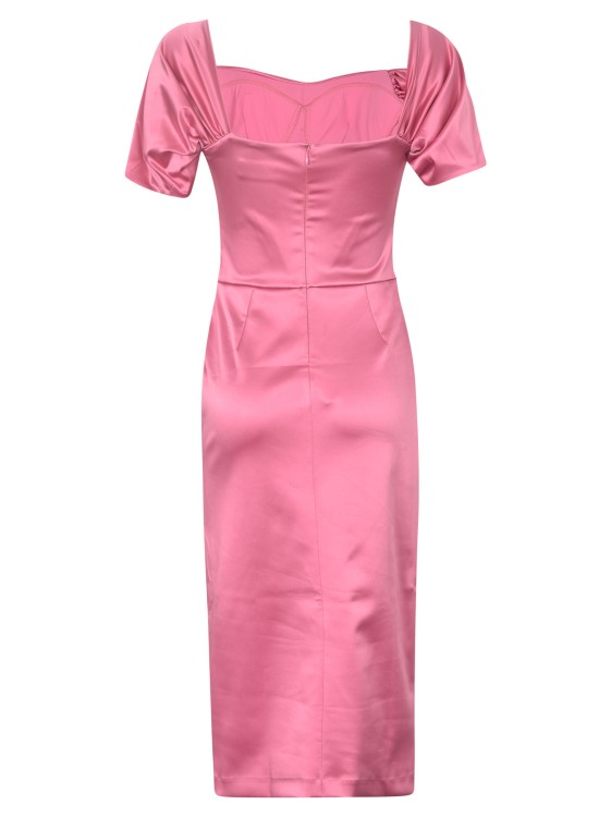 Shop Chiara Boni La Petite Robe Draped Dress In Pink