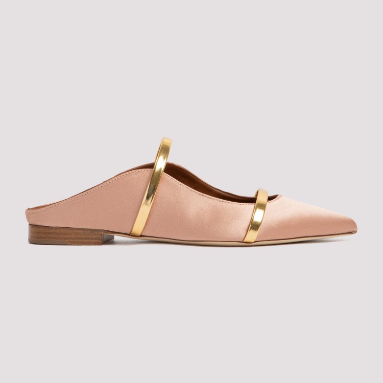 Shop Malone Souliers Cognac And Rose Maureen Flats In Brown