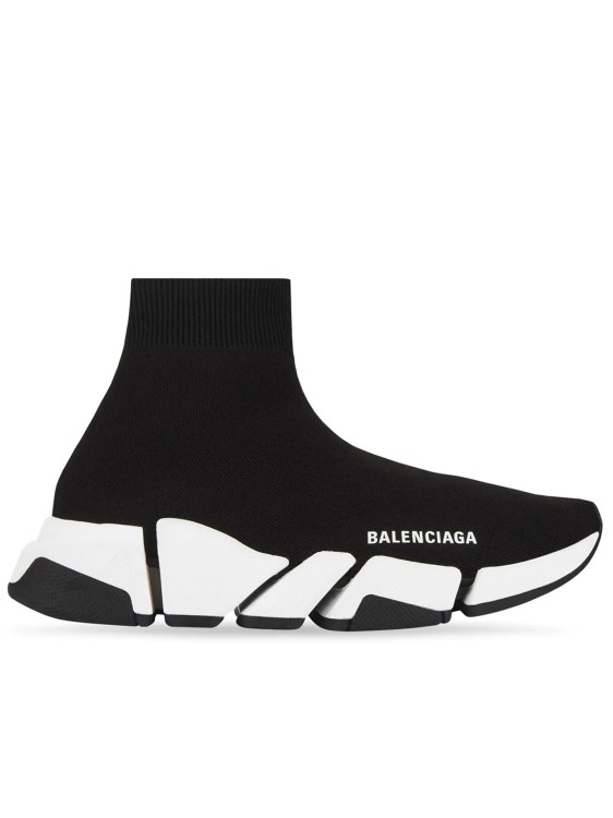 BALENCIAGA SPEED 2.0 RECYCLED KNIT TRAINERS IN BLACK,e2dfc596-052d-b82c-70af-228e4087834d