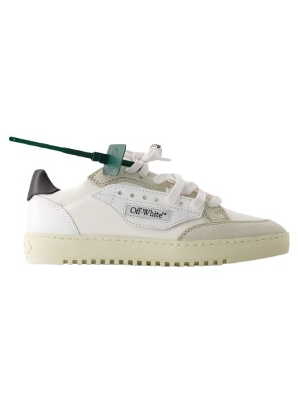 Shop Off-white 5.0 Sneakers - Leather - White/black