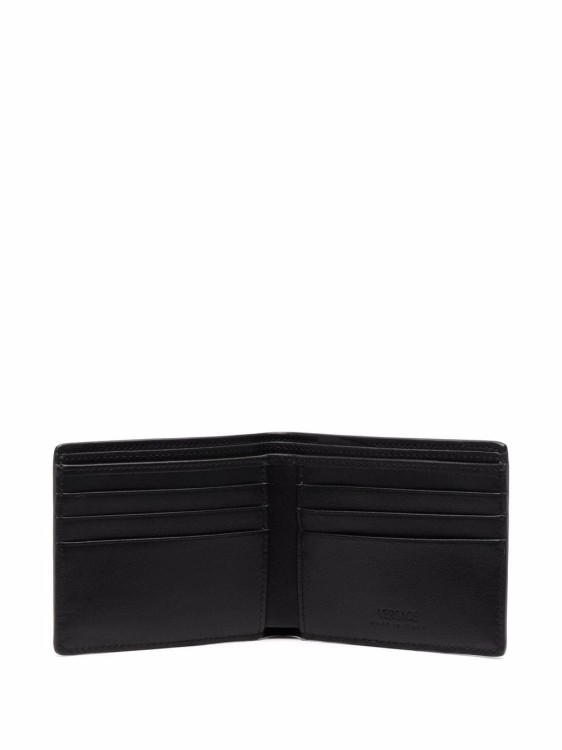 Shop Versace Black Bi-fold Wallet