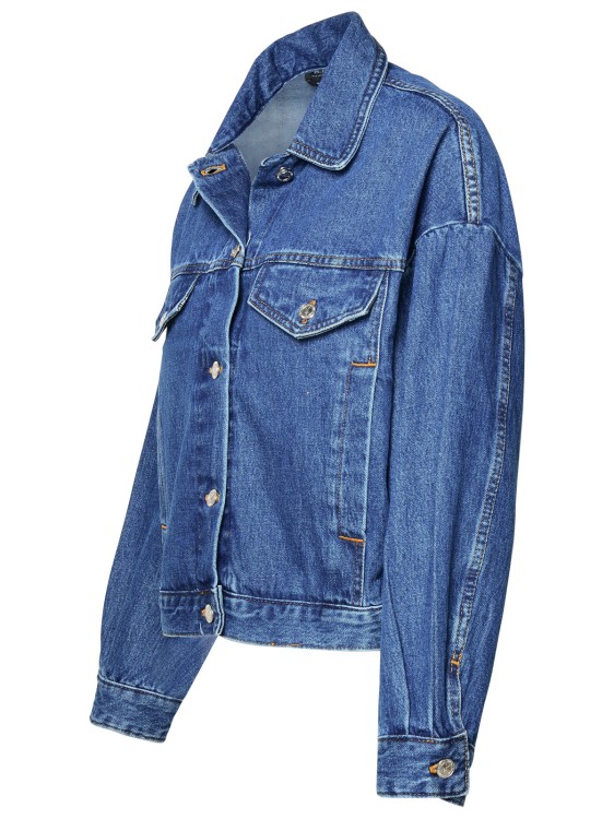 Shop Apc Blue Cotton Jacket