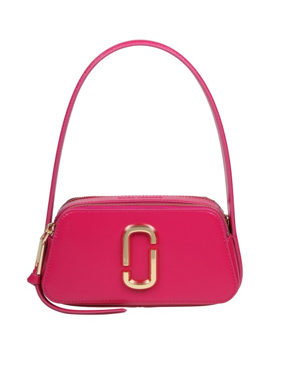 Shop Marc Jacobs The Slingshot Bag In Fuchsia Leather In Pink