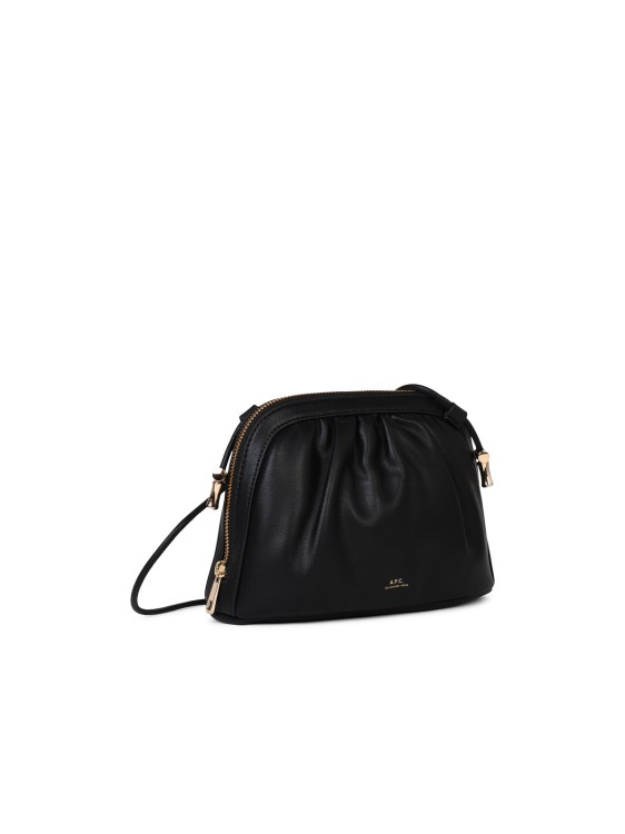 Shop Apc Small 'ninon' Black Eco-leather Crossbody Bag