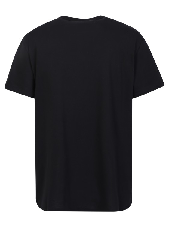 Shop Alexander Mcqueen Black Vortex T-shirt In Neutrals