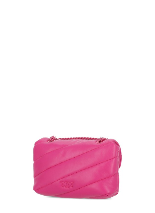 Shop Pinko Love Baby Puff Shoulder Bag In Pink