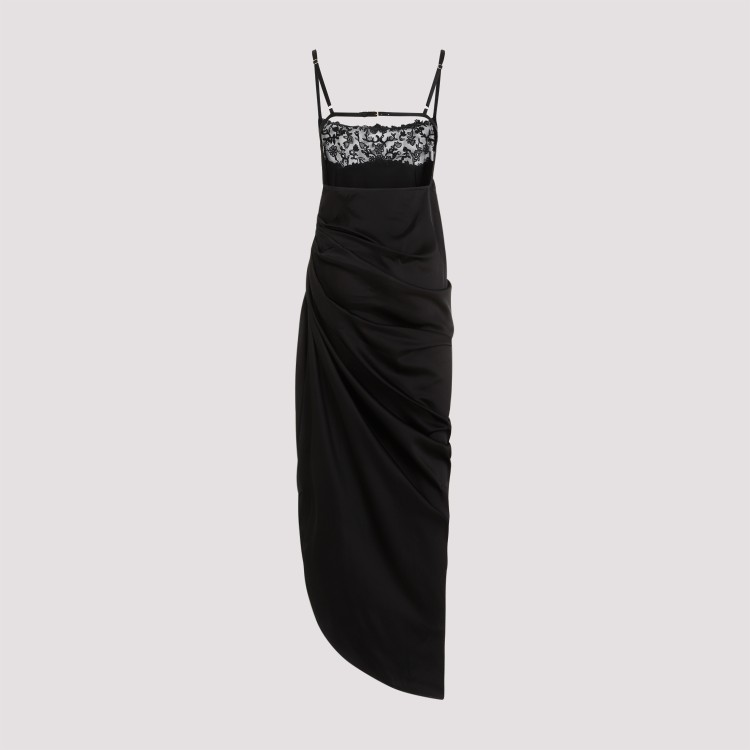 Shop Jacquemus Black La Robe Saudade Long Dress