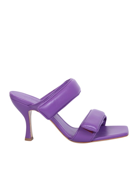 Gia Borghini Giaborghini Modernly Designed High-heeled Sandal By  In Partnership With Pernille Teisba In Purple