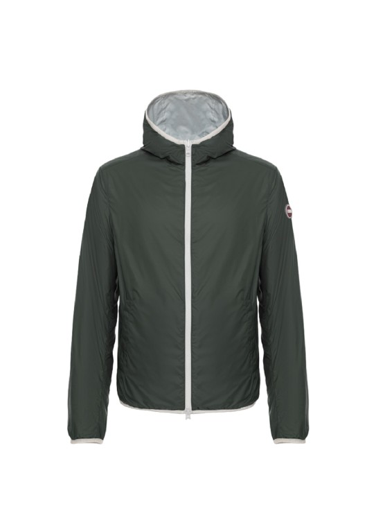 Shop Colmar Originals Reversible Jacket With Fixed Hood In Grey