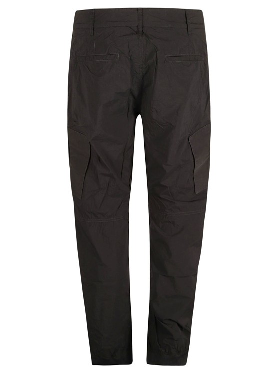Shop Ten C Black Mid-rise Cargo Trousers