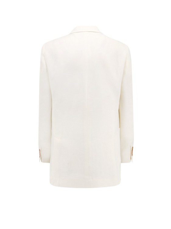 Shop Brunello Cucinelli Linen And Wool Suit In White