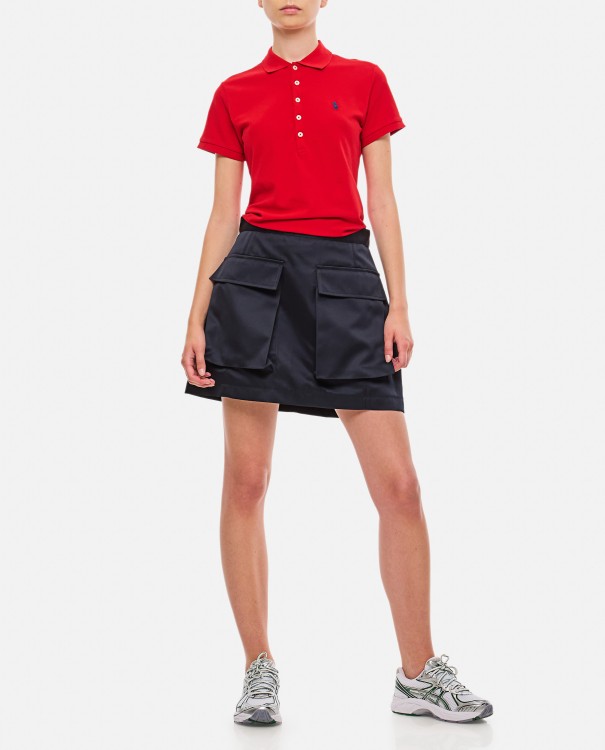 Shop Plan C Cargo Mini Skirt In Black