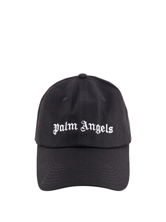 PALM ANGELS COTTON HAT WITH LOGO EMBROIDERY,98118d8d-24f9-e9da-96ce-be8db8d92ae0