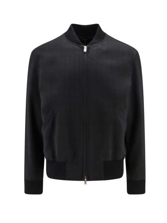 Shop Lardini Viscose Jacket In Black