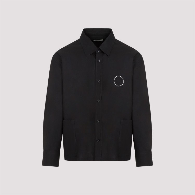 Shop Craig Green Black Cotton Circle Shirt