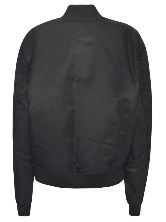 Shop Courrèges Logo-embroidered Bomber Jacket In Black