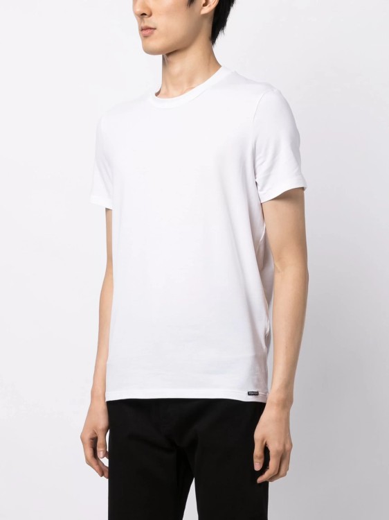 Shop Tom Ford White Jersey T-shirt