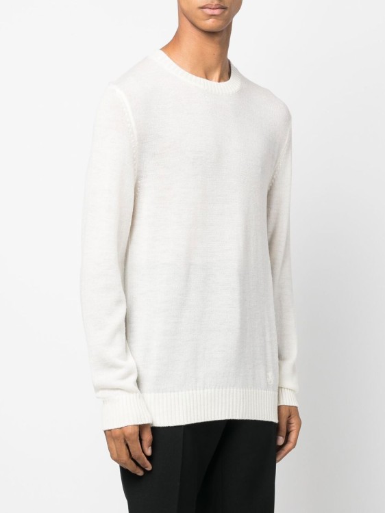 Shop Jil Sander Off-white Wool Jumper