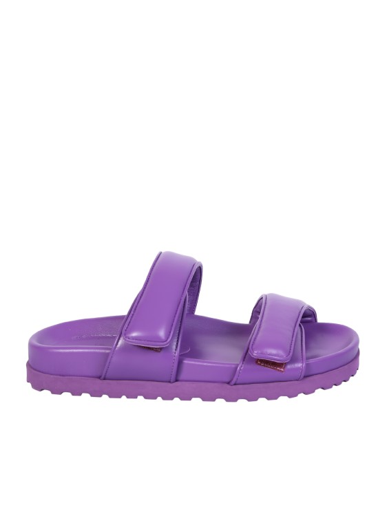 Shop Gia Borghini Purple Platform Sandal
