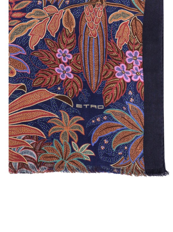 Shop Etro Cashmere And Silk Scarf In Pink