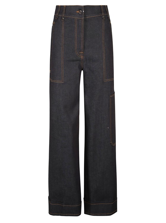 Shop Tom Ford Cardo High-rise Wide-leg Jeans In Black