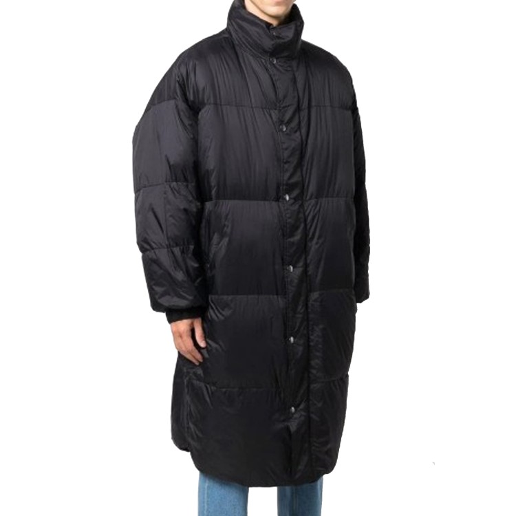 Shop Isabel Marant Black Padded Oversize Coat