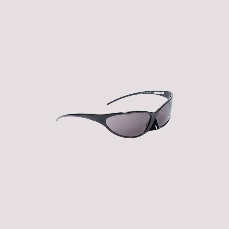 Shop Balenciaga Black 4g Cat Sunglasses In Grey