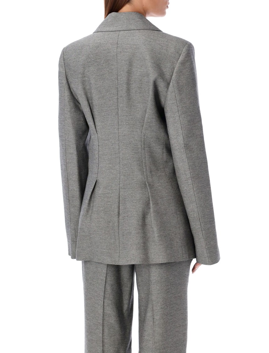 Shop Jw Anderson J. W. Anderson Hour Glass Blazer In Grey