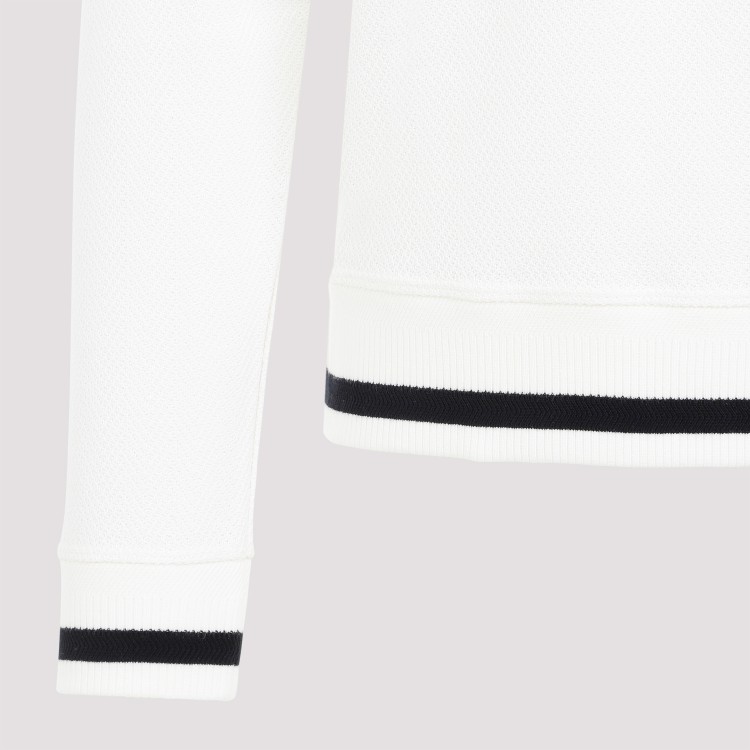 Shop Berluti Cream Cotton Silk Pullover In White