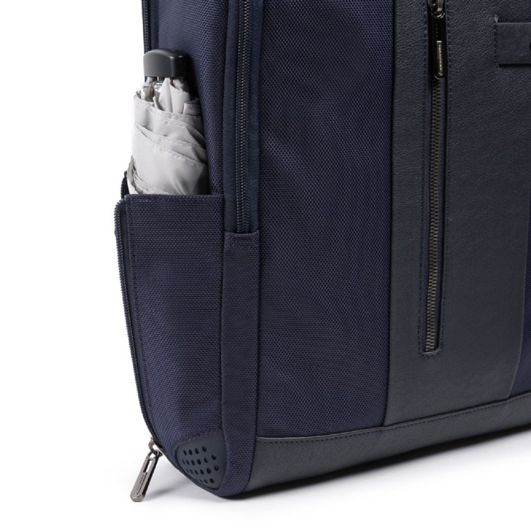Shop Piquadro Blue Backpack With Laptop & Ipad Storage
