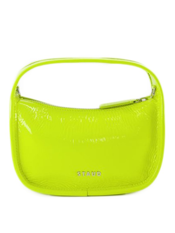 Staud Venice Convertible Bag  - Leather - Green In Yellow
