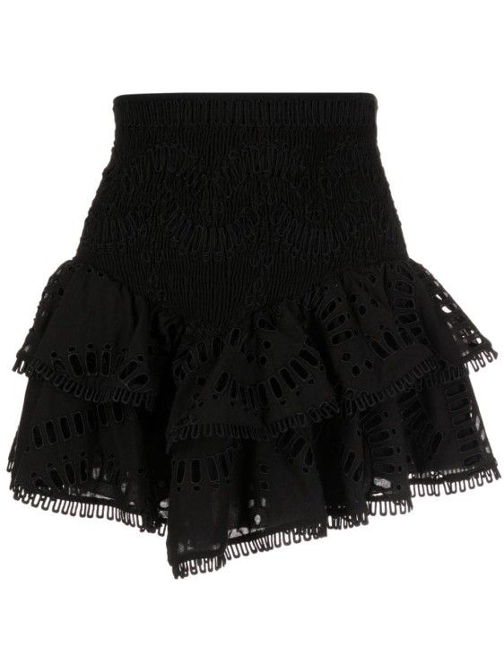 Shop Charo Ruiz Flared Skirt In Black