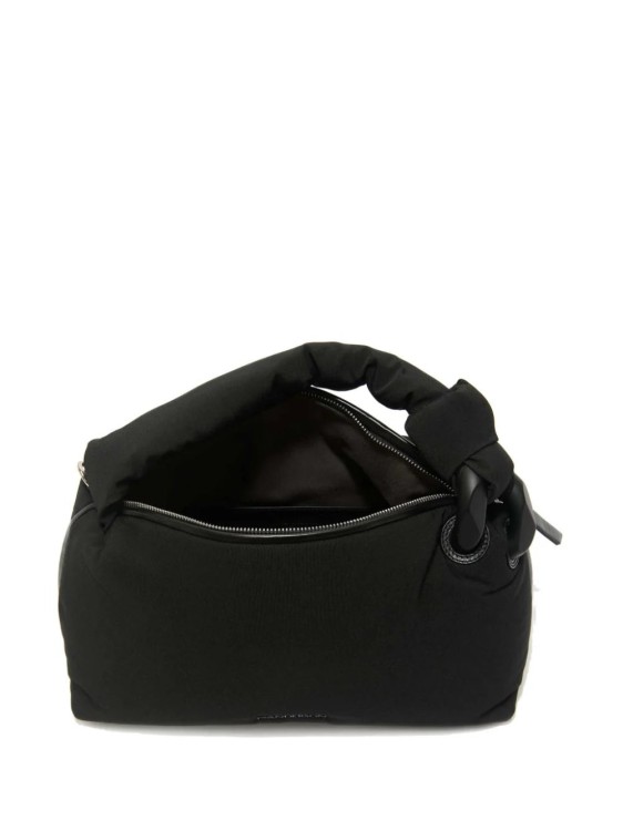 Jw Anderson J.w. Anderson Black Shoulder Bag With Knotted Handle In Black