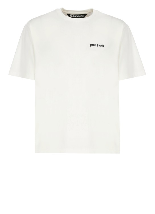 Palm Angels Classic Logo T-shirt In Neutral