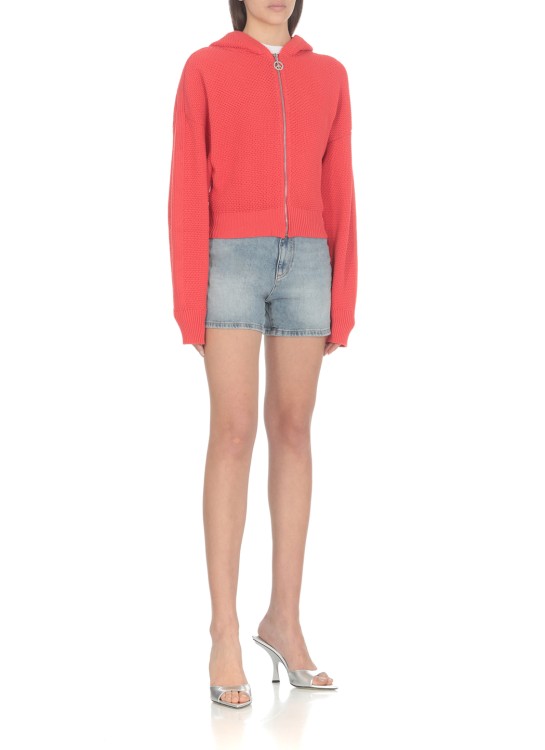 Shop Moschino Cotton Sweater In Red